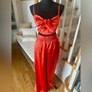 NWT - Sammy B for‎ Target 2 piece set in coral. Size XS.